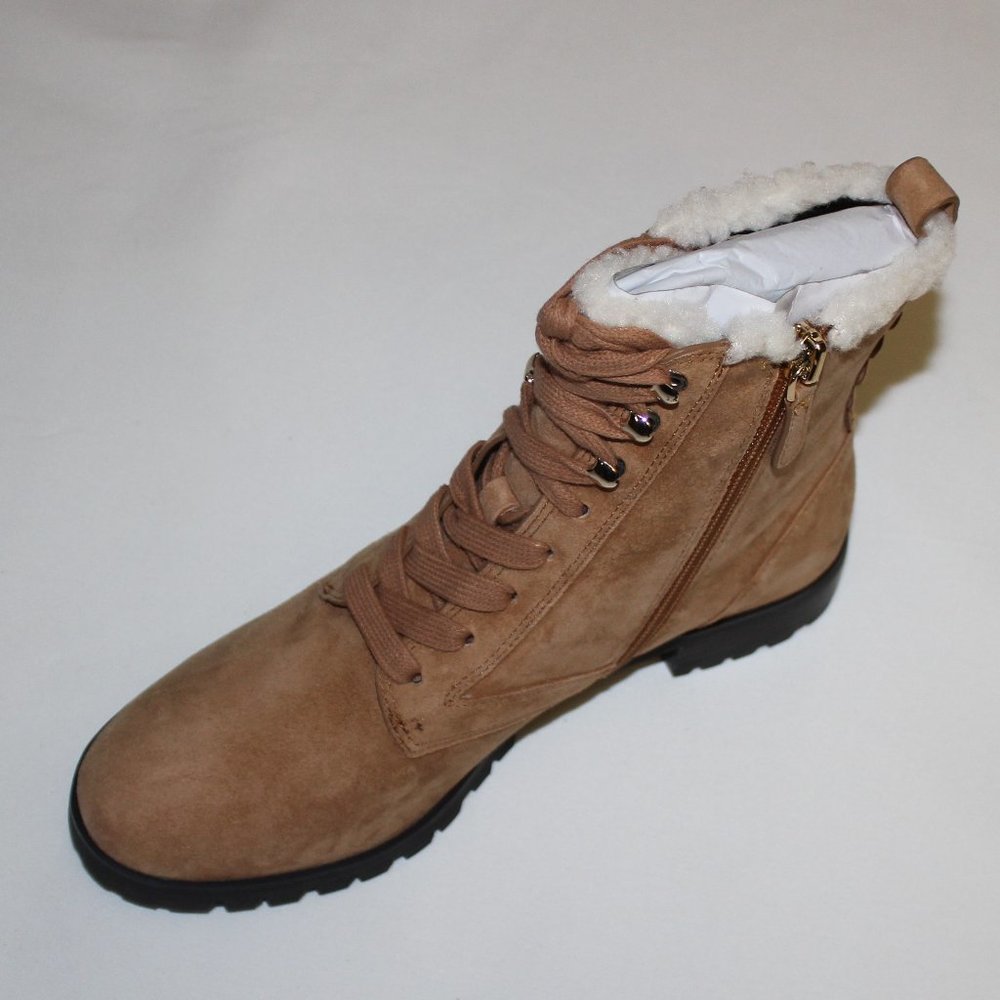 KATE SPADE RAEGAN FAUX SHEARLING LINED BOOTS US 7B